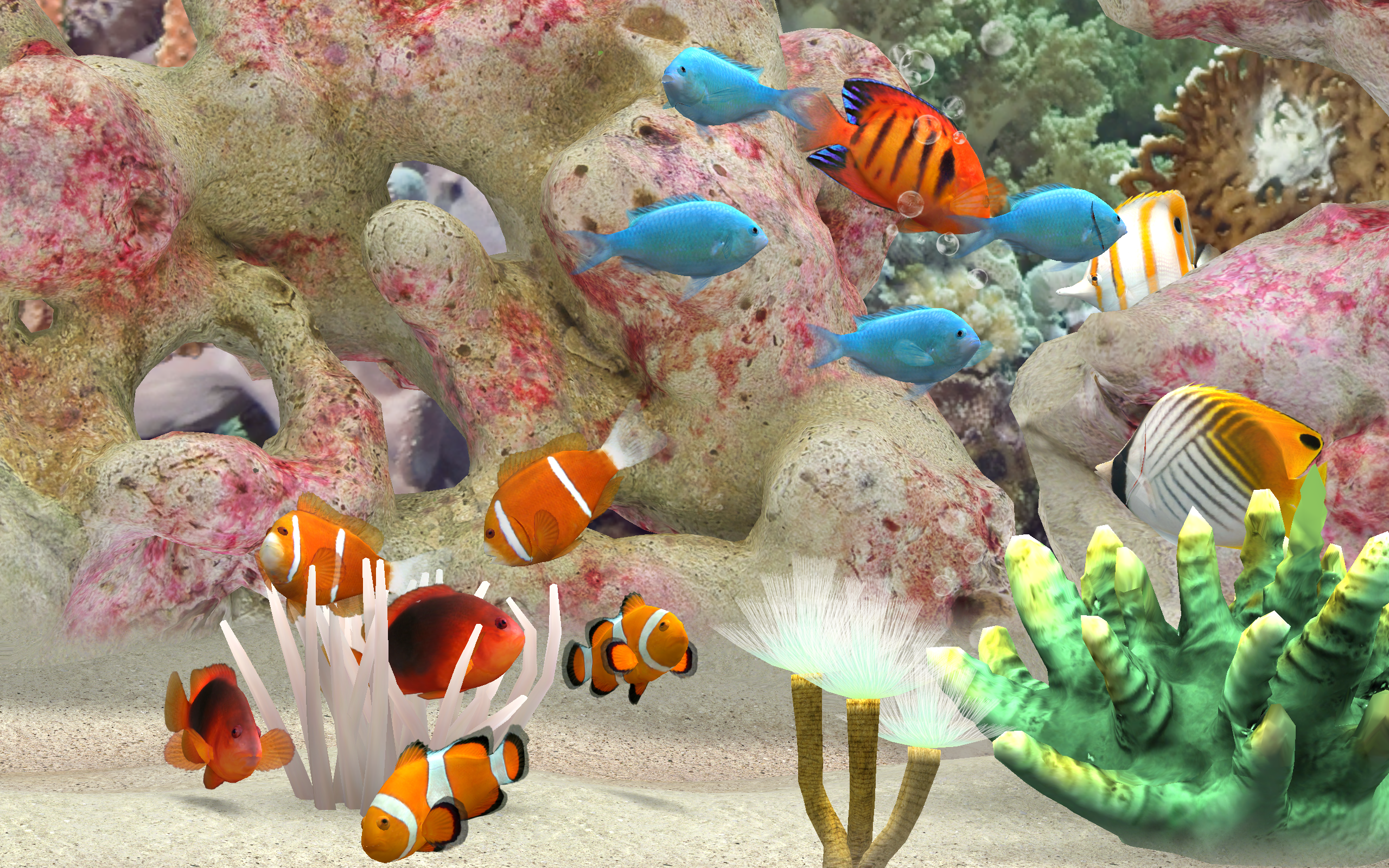3d marine aquarium free download